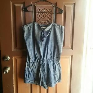 NWOT Seven7 denim romper